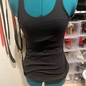 Lululemon Scoop Neck Tank Top Black Size 6